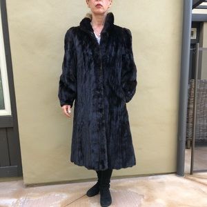 Mink Vintage coat size Small Petite preowed price firm!